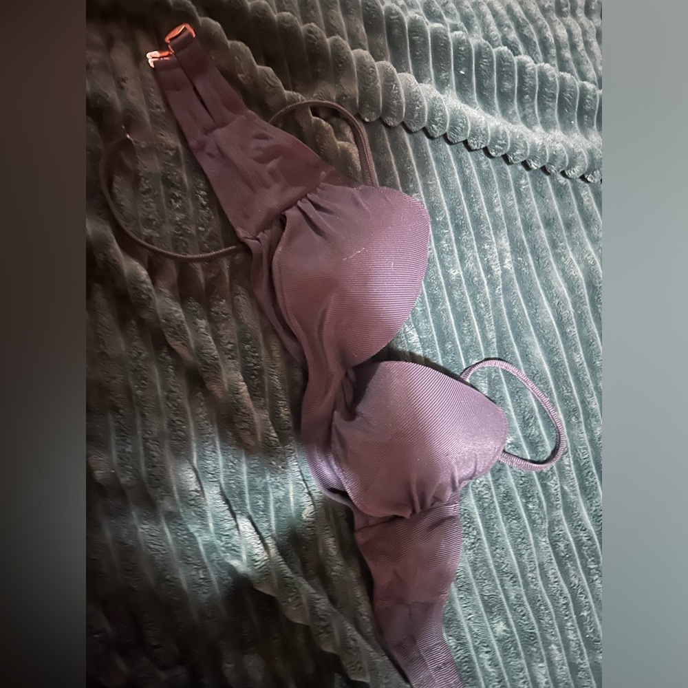 black cross cross bikini top
